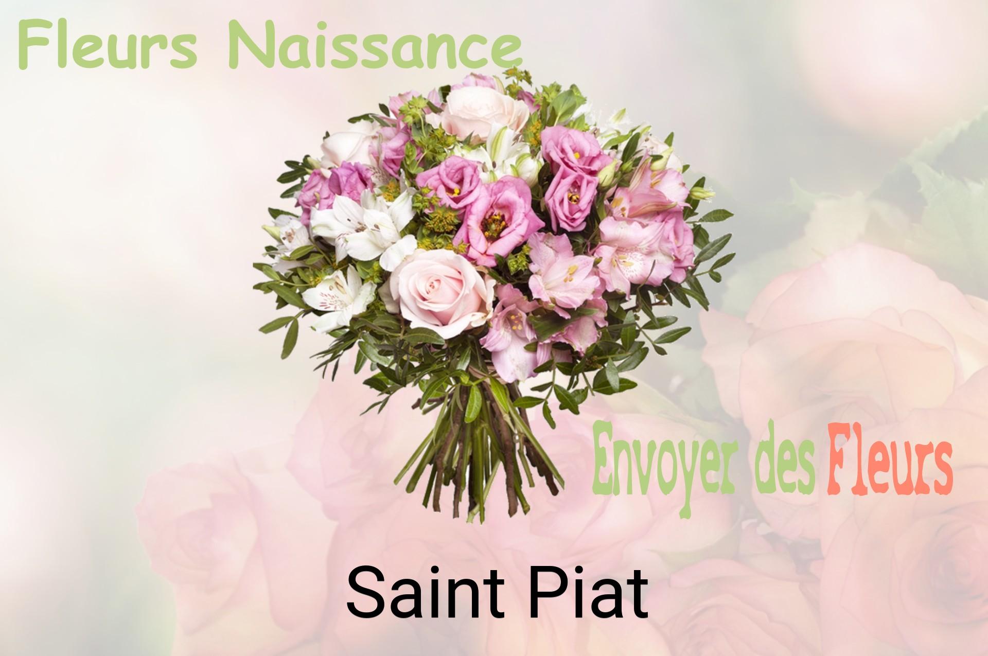 Bouquet de fleurs de naissance livré à Saint-Piat